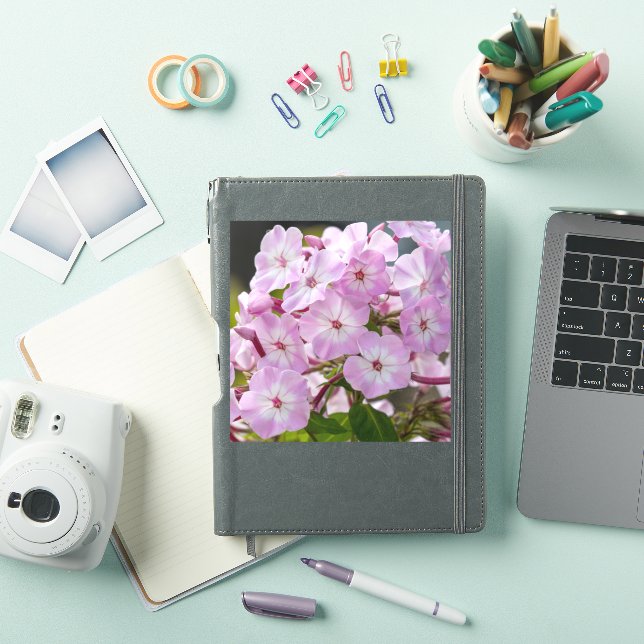 Sticker Fleur d'unité – Phlox rose (Couverture iPad)