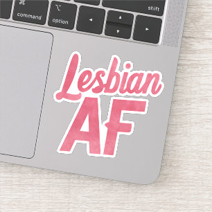 Sticker Fleur lesbienne AF Fierté LGBT Gay Amour Parade