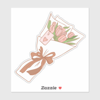 Sticker fleur mignonne