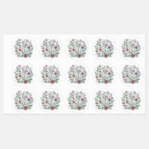 Sticker Fleur sauvage floral Pastel Whimsical