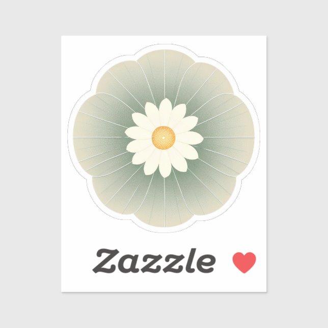 Sticker Fleur simple (Feuille)