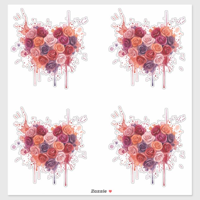 Sticker Fleurs (Feuille)