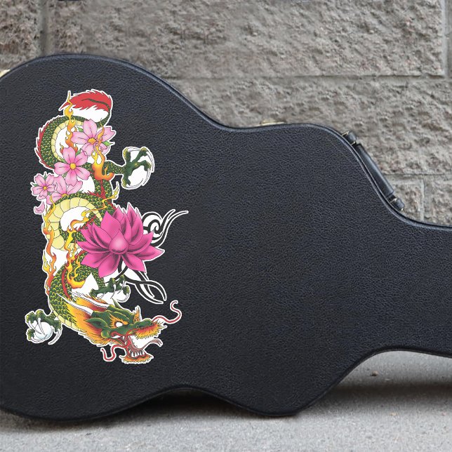 Sticker Fleurs chinoises de cerisiers de Lotus (Créateur téléchargé)