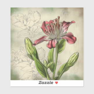 Sticker Fleurs d'Alstroemeria