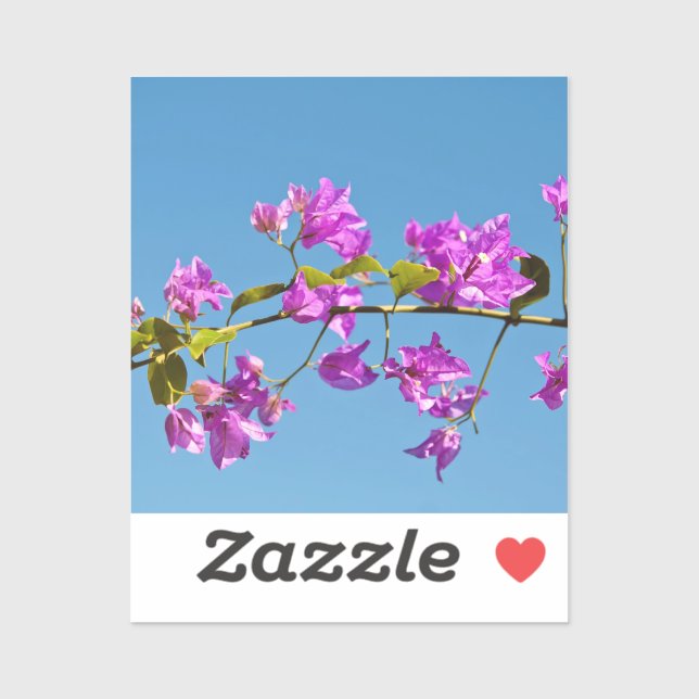 Sticker Fleurs de bougainvillée (Feuille)