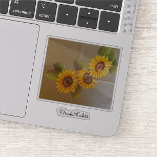 Sticker Fleurs de soleil peintes par Frida Kahlo