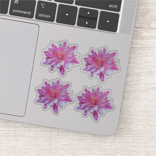 Sticker Fleurs rose fleurie rose pâle tournesol