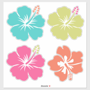 Sticker Fleurs tropicales d'été