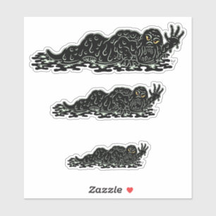 Sticker Flexible Slime Hulk bizarre Horror Art