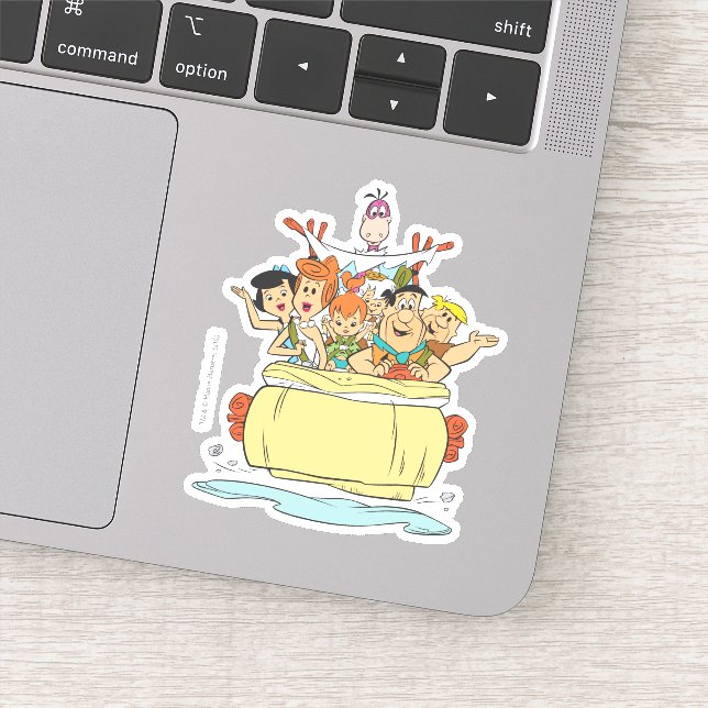 Sticker Flintstones Family Roadtrip (Détail)