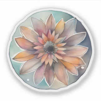 Sticker Floraison Florale Radiante