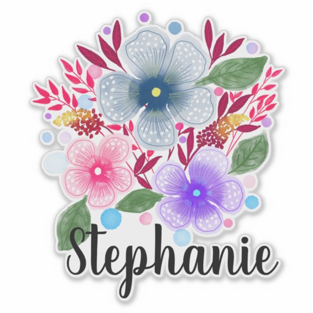 Sticker Floral (Devant)