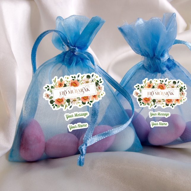 Sticker Floral Aïd Moubarak (Créateur téléchargé)