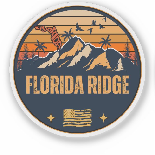 Sticker Florida Ridge, Floride  (Devant)