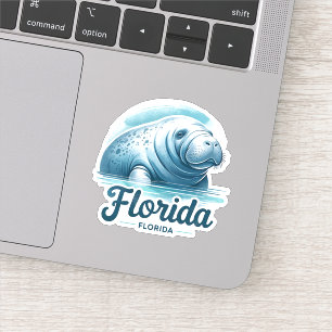 Sticker Floride, Manatee,