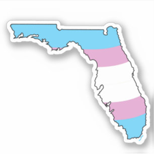 Sticker Floride Trans Pride