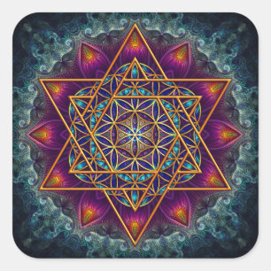 Sticker Flower of Life - Design ORIGINAL par Lilya