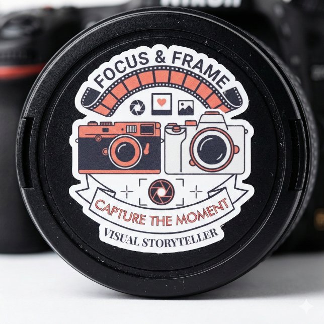 Sticker Focus & Frame : Photographie de conteur visuel (Créateur téléchargé)