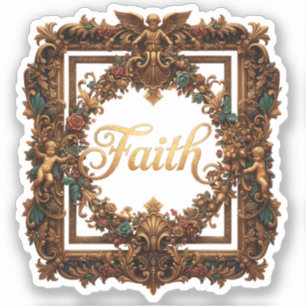 Sticker Foi Élégant Baroque