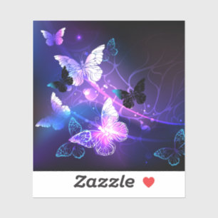 Sticker Fond avec papillons de nuit