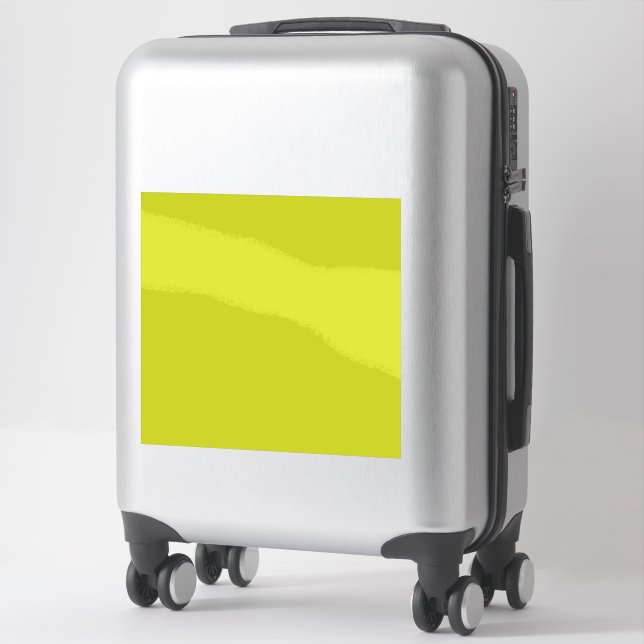 Sticker Fond jaune plat – Texture de rentrée scolaire (Sur valise)