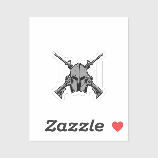 Sticker Force militaire (Feuille)