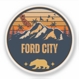 Sticker Ford City, Californie