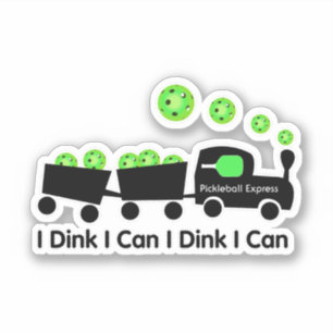 Sticker Formation Pickball Je Dink Je Peux Green Ball