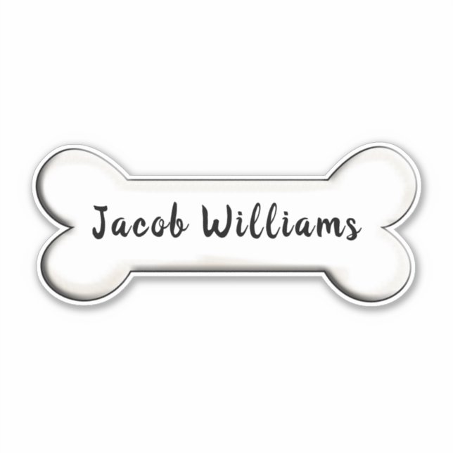 Sticker forme osseuse du chien (Devant)