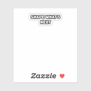 Sticker Forme Quoi de neuf Innovateur Créateur futur