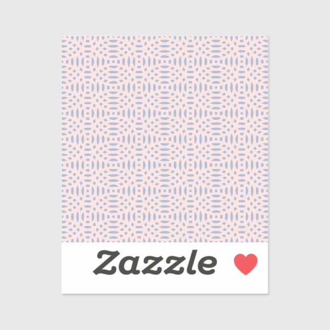 Sticker formes circulaires motif transparent (Feuille)