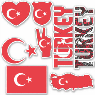 Sticker Formes de dinde incroyables Symboles nationaux