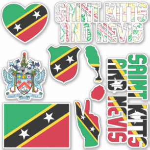 Sticker Formes Extraordinaires de Saint-Kitts-et-Nevis