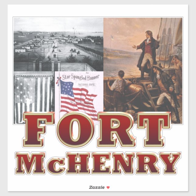 Sticker Fort McHenry ABH (Feuille)