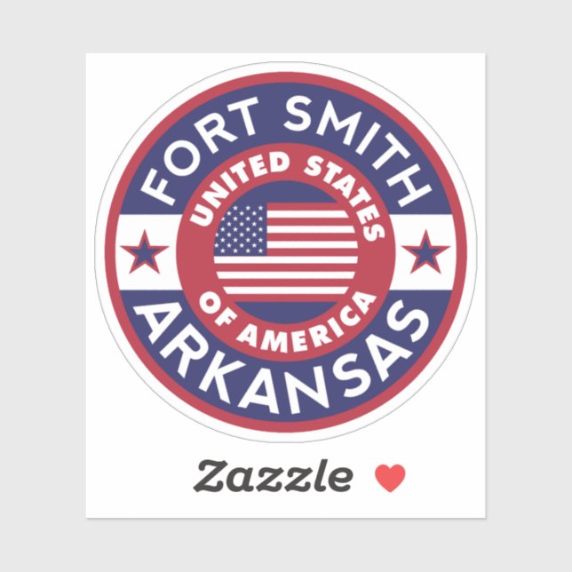 Sticker FORT SMITH, Arkansas (Feuille)