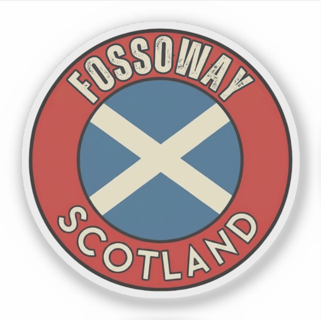 Sticker Fossoway, Écosse (Devant)