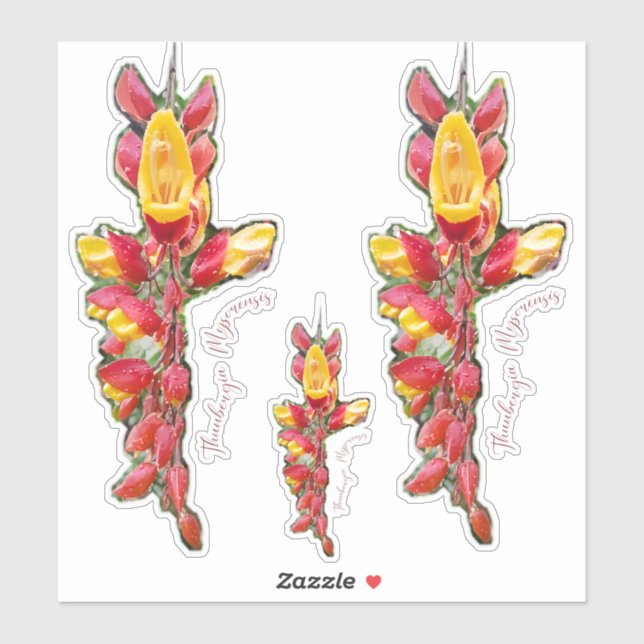 Sticker Fotografia de flor (Feuille)