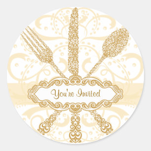 Sticker fourche couteau