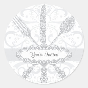 Sticker fourche couteau