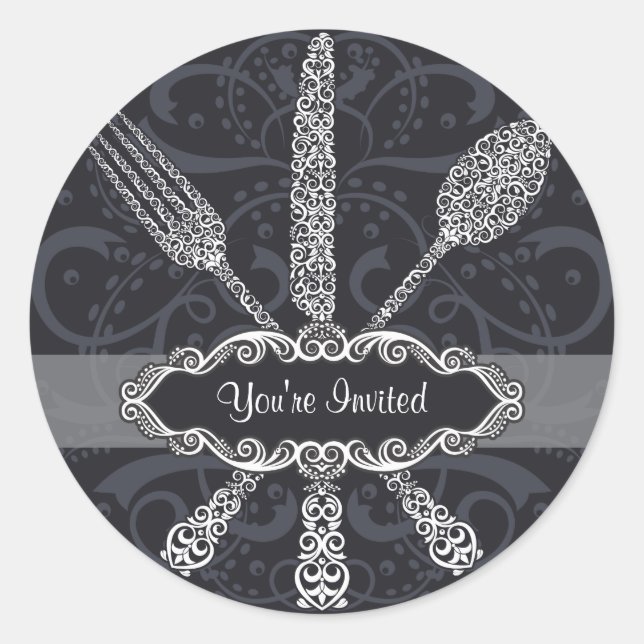 Sticker fourche couteau (Devant)