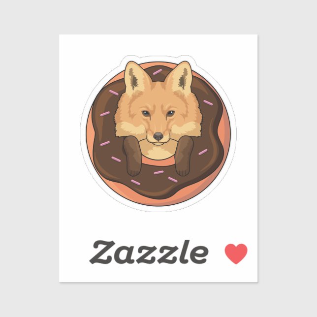 Sticker Fox (Feuille)