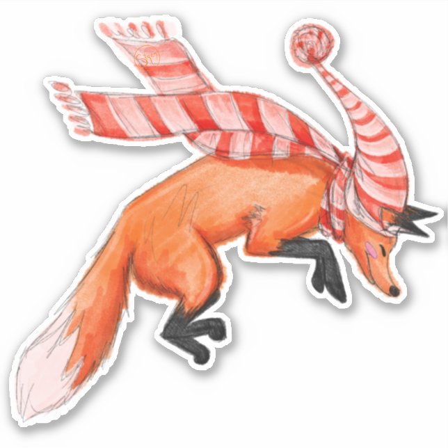 Sticker Fox (Devant)