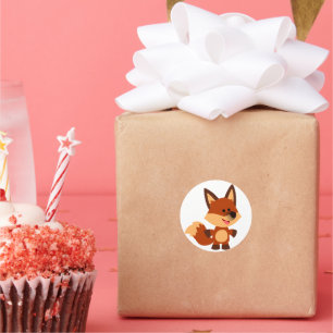 Sticker Fox Cartoon Innocent