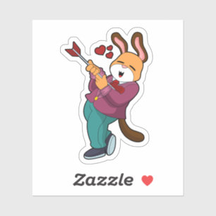 Sticker Fox comme Groom avec costume
