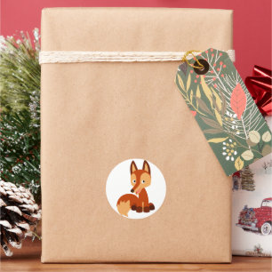 Sticker Fox de dessin mignon
