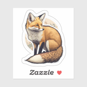 Sticker Fox mignon