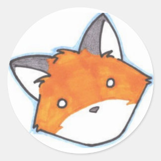 Sticker Fox Spacout