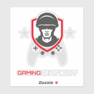 Sticker FPS Gamer On Duty