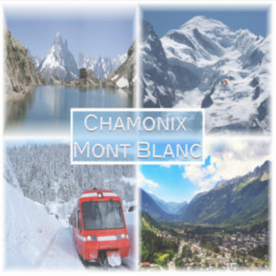 Sticker FR Chamonix - Mont Blanc - Lac Blanc des Aiguilles