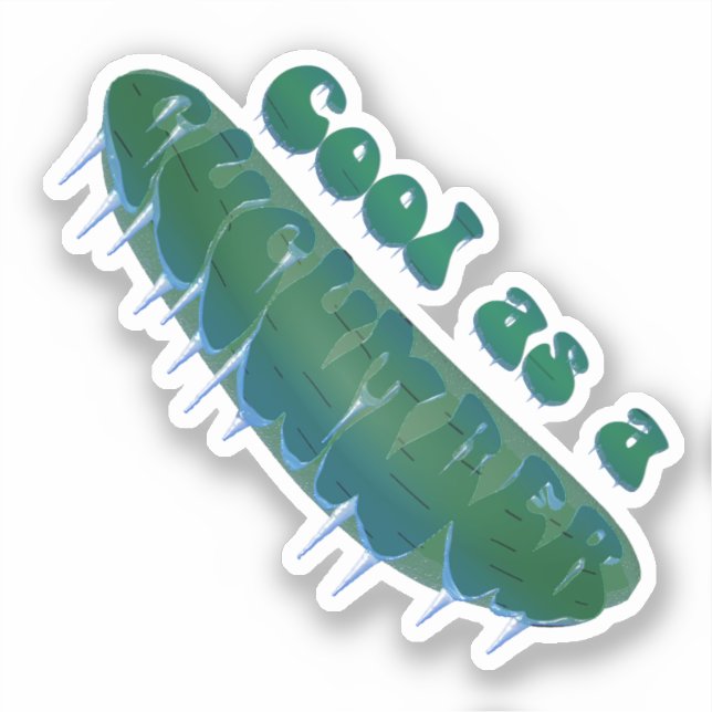 Sticker Frais comme un concombre (Recto)